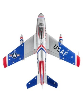 AVION F-86 SKYBLAZER 80mm PNP AZUL FMS