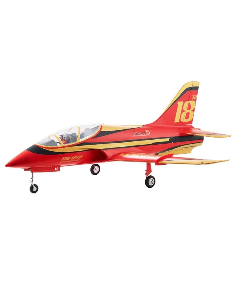 AVION EDF AVANTI PNP ROJO FMS