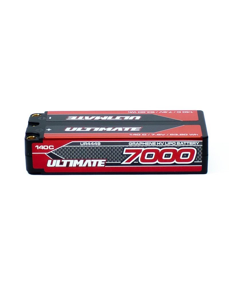 BATERÍA ULTIMATE GRAFENO HV LiPo MID-SHORTY 7.6v. 7000mAh 140C CONEXION 5mm