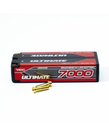 BATERÍA ULTIMATE GRAFENO HV LiPo MID-SHORTY 7.6v. 7000mAh 140C CONEXION 5mm