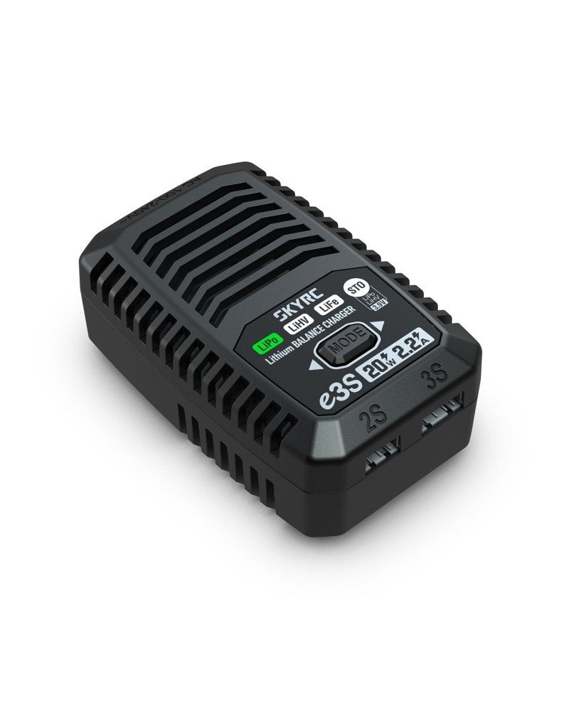 CARGADOR E3S LIPO 2-3S 2.2A 20W 240AC SKYRC