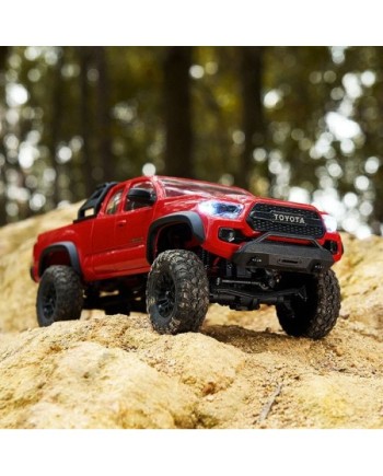 COCHE CRAWLER 1/24 TOYOTA TACOMA ROJO