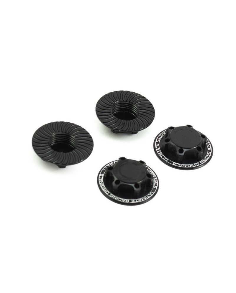 TUERCA RUEDA v2 CERRADA ULTIMATE NEGRA (4u.)