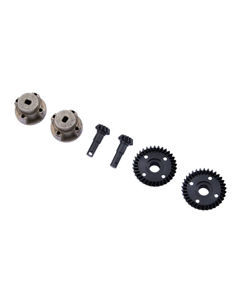 SET EJE RIGIDO DELANTERO TRASERO FCX10 LC80 - CAMEL 1/10