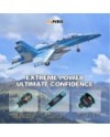 AVION EDF F-18 HORNET (SIM) GRIS 64MM PNP FMS