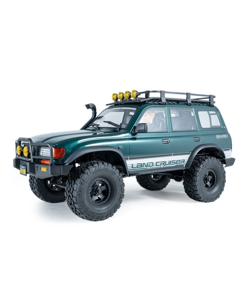 COCHE CRAWLER 1/10 TOYOTA LAND CRUISER 80 RS VERDE BRUSHLESS FMS