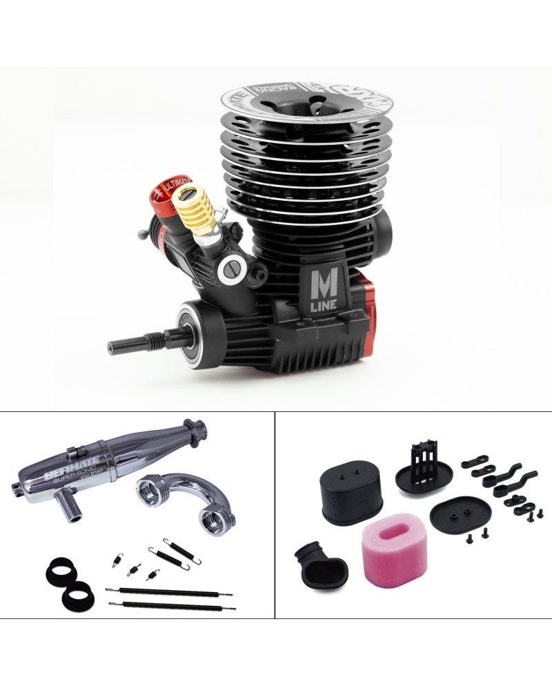 COMBO MOTOR ULTIMATE MXR v.3 CERAMIC + FILTRO AIRMAX + ESCAPE EFRA 2141 SUPERSONIC