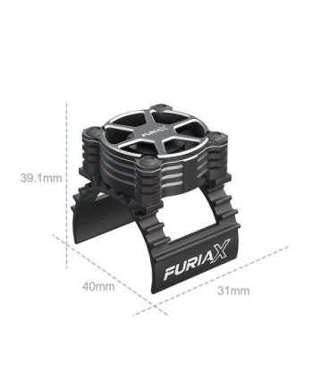 VENTILADOR FURIA X PRO 1/10 MOTOR NEGRO SKYRC