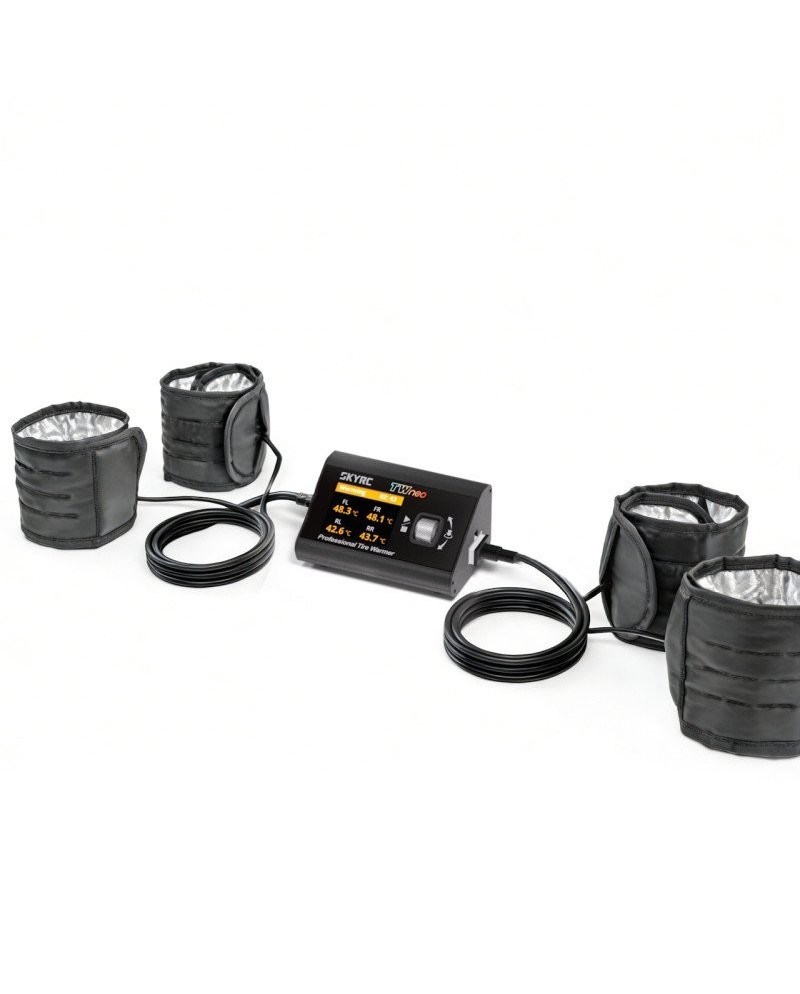 SET CALENTADOR DE RUEDAS NEO CON MANTA CALENTADORA (4u.) SKYRC
