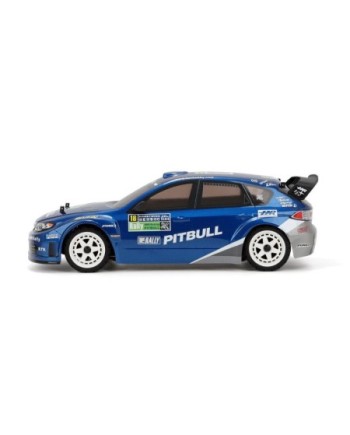 COCHE PITBULL 1/10 RALLY BRUSHLESS 60A 3300KW HNR9804-R 4X4 WATERPROOF AZUL RTR