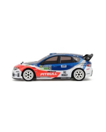 COCHE PITBULL 1/10 RALLY BRUSHLESS 60A 3300KW HNR9804-R 4X4 WATERPROOF BLANCO RTR