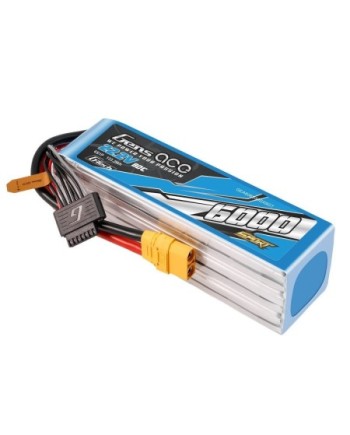 GENS ACE SPORT G-TECH 6000 mha 22.2V 80C 6S1P WITH XT90 (700 HELI)- GEA606S80SX9GT