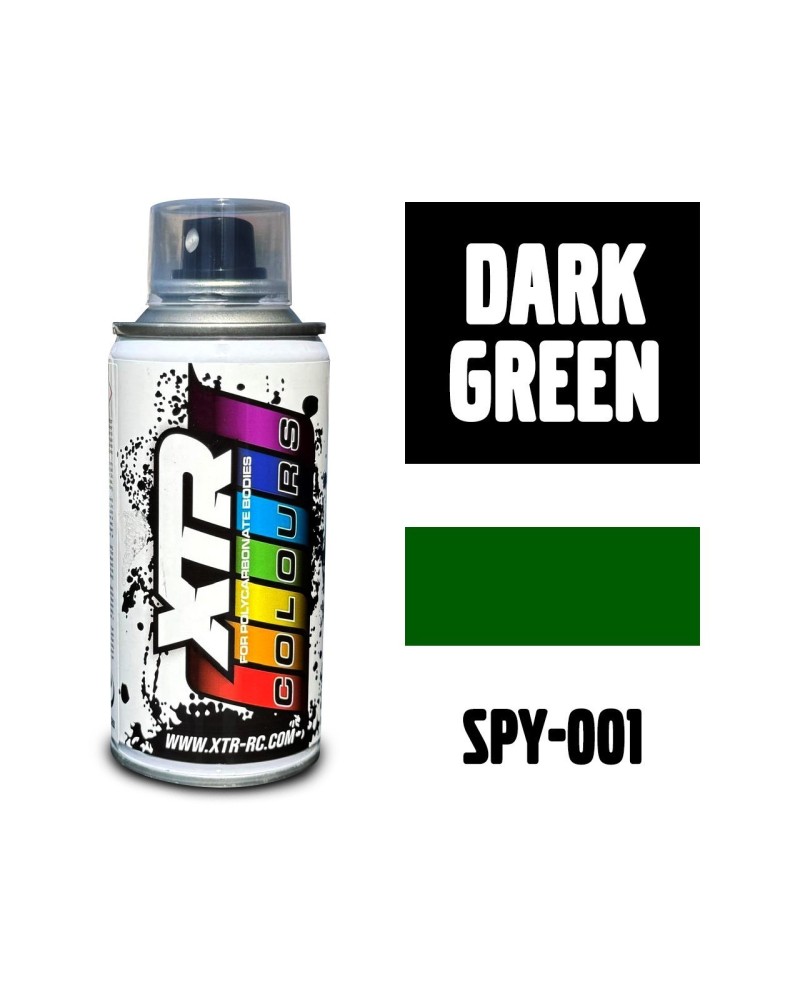 Verde Oscuro - 150ml XTR Colours Lexan Spray