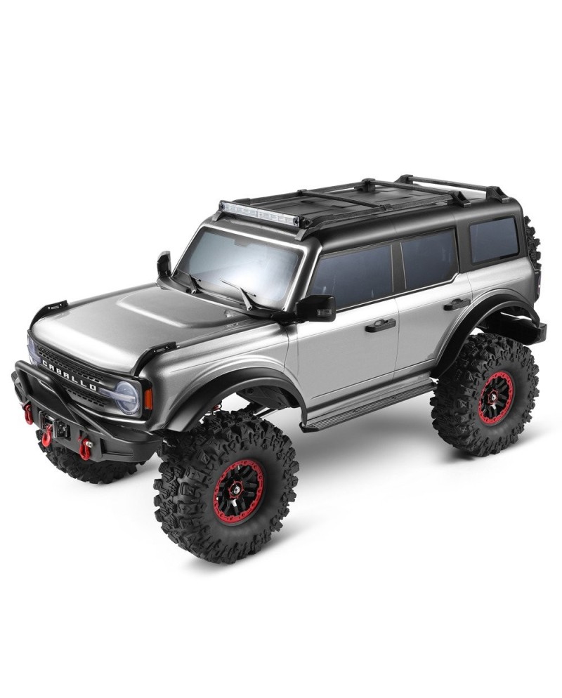 COCHE ELECTRICO RTR 1/10 CRAWLER BRONCO C/WINCH 4WD 2.4 GHZ GRIS