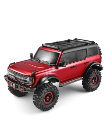 COCHE ELECTRICO RTR 1/10 CRAWLER BRONCO C/WINCH 4WD 2.4 GHZ ROJO