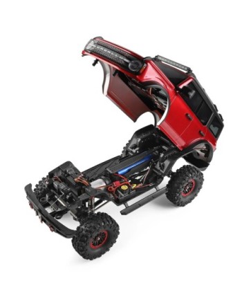 COCHE ELECTRICO RTR 1/10 CRAWLER BRONCO C/WINCH 4WD 2.4 GHZ ROJO