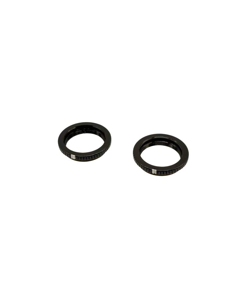 TUERCA PRECARGA AMORTIGUADOR BBS 13MM NEGRA (2U.) S12-3 C/D SWORKZ