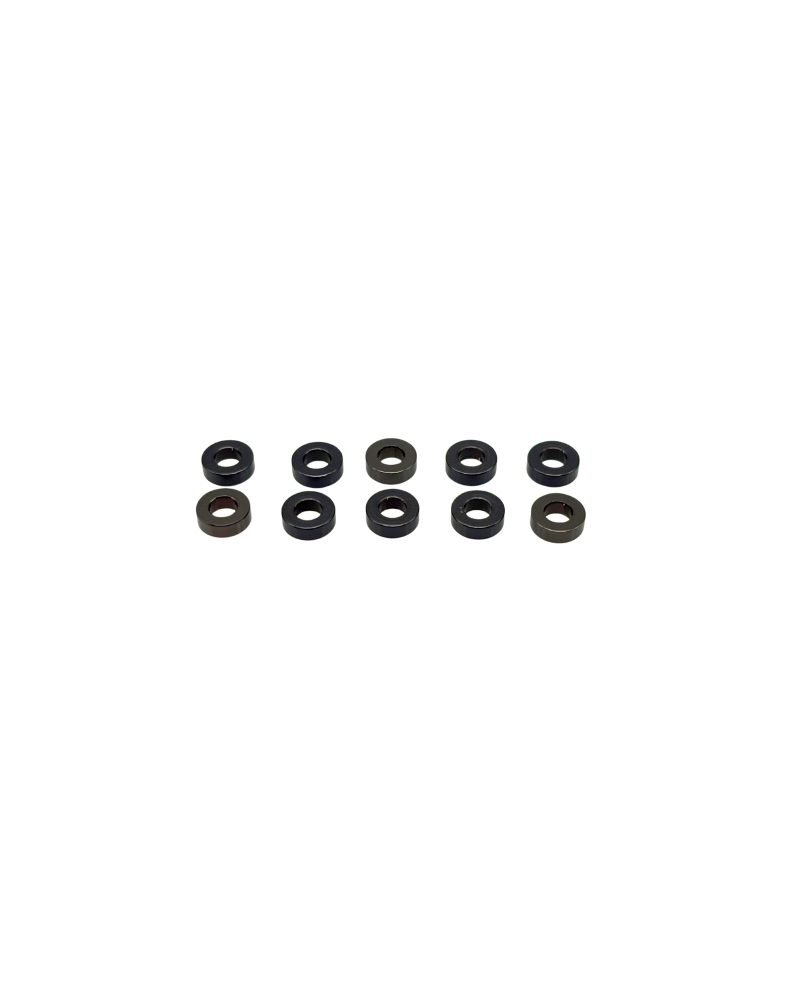 ARANDELA AJUSTE ALUMINIO 3X6X2.0MM GUNMETAL (10U.) S12-3 C/D SWORKZ