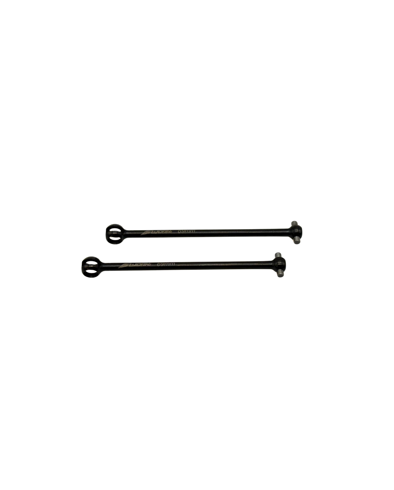 EJE TRANSMISIÓN CVA TRASERO 69MM (2U.) S12-3 C/D SWORKZ