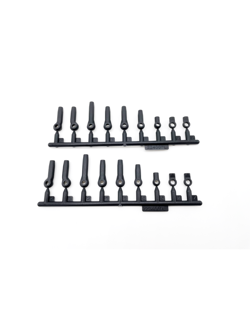 RÓTULAS REFORZADAS 5.5MM T3.5MM PLÁSTICO (2 JUEGOS) S12-3 C/D SWORKZ