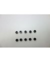 TUERCA AUTOBLOCANTE M3 NEGRA (10U.) S12-3 C/D SWORKZ