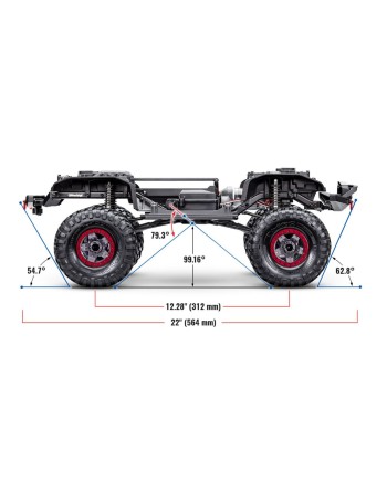 Traxxas TRX-4 Sport High Trail Edición Azul 1/10